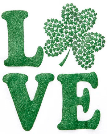 Baby And Toddler Girls St. Patrick's Day Graphic Tee - white