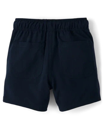 Baby And Toddler Boys Quick Dry Stretch Pull On Jogger Shorts - blue