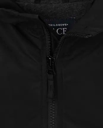 Baby And Toddler Boys Windbreaker Jacket - black