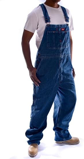 🔥Last Day Promotion🔥Men's Denim Bib Overalls, Workwear with Adjustable Straps and Convenient Tool Pockets