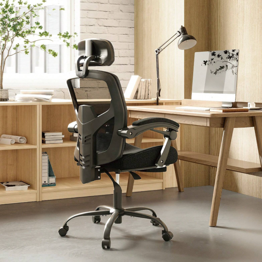 CDC Stealth™ - Ergonomic Office Chair with Lumbar and Headrest Support