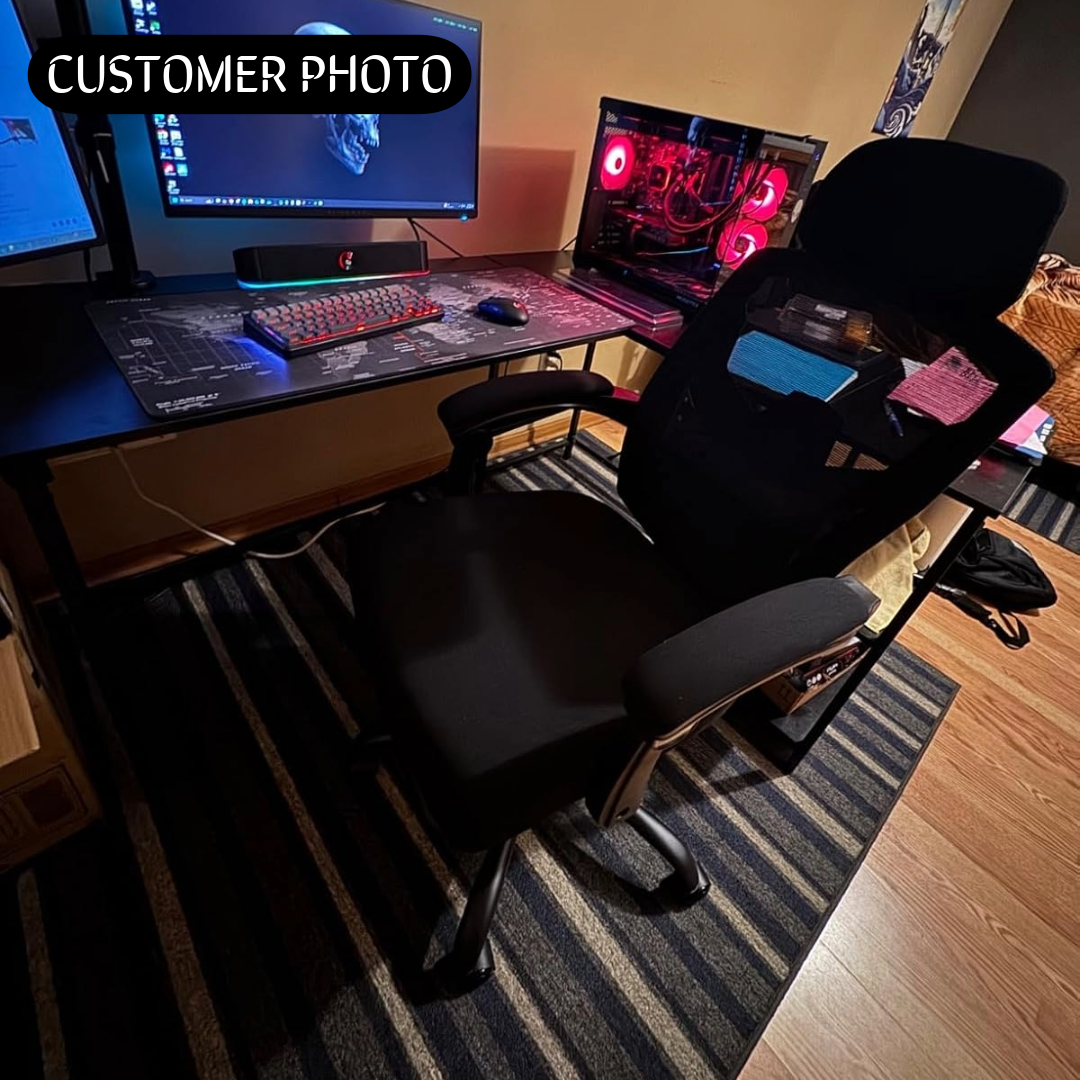 CDC Stealth™ - Ergonomic Office Chair with Lumbar and Headrest Support