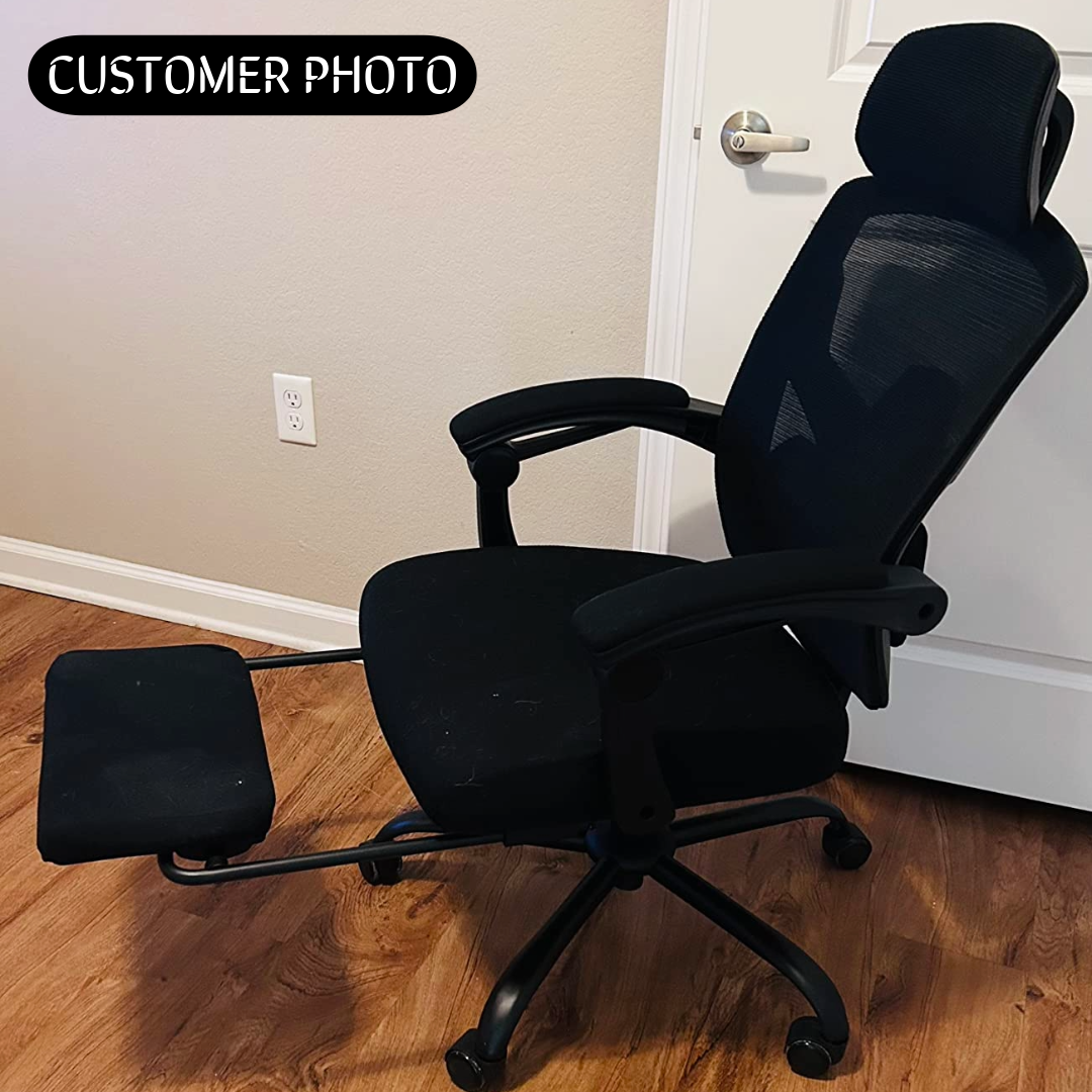 CDC Stealth™ - Ergonomic Office Chair with Lumbar and Headrest Support