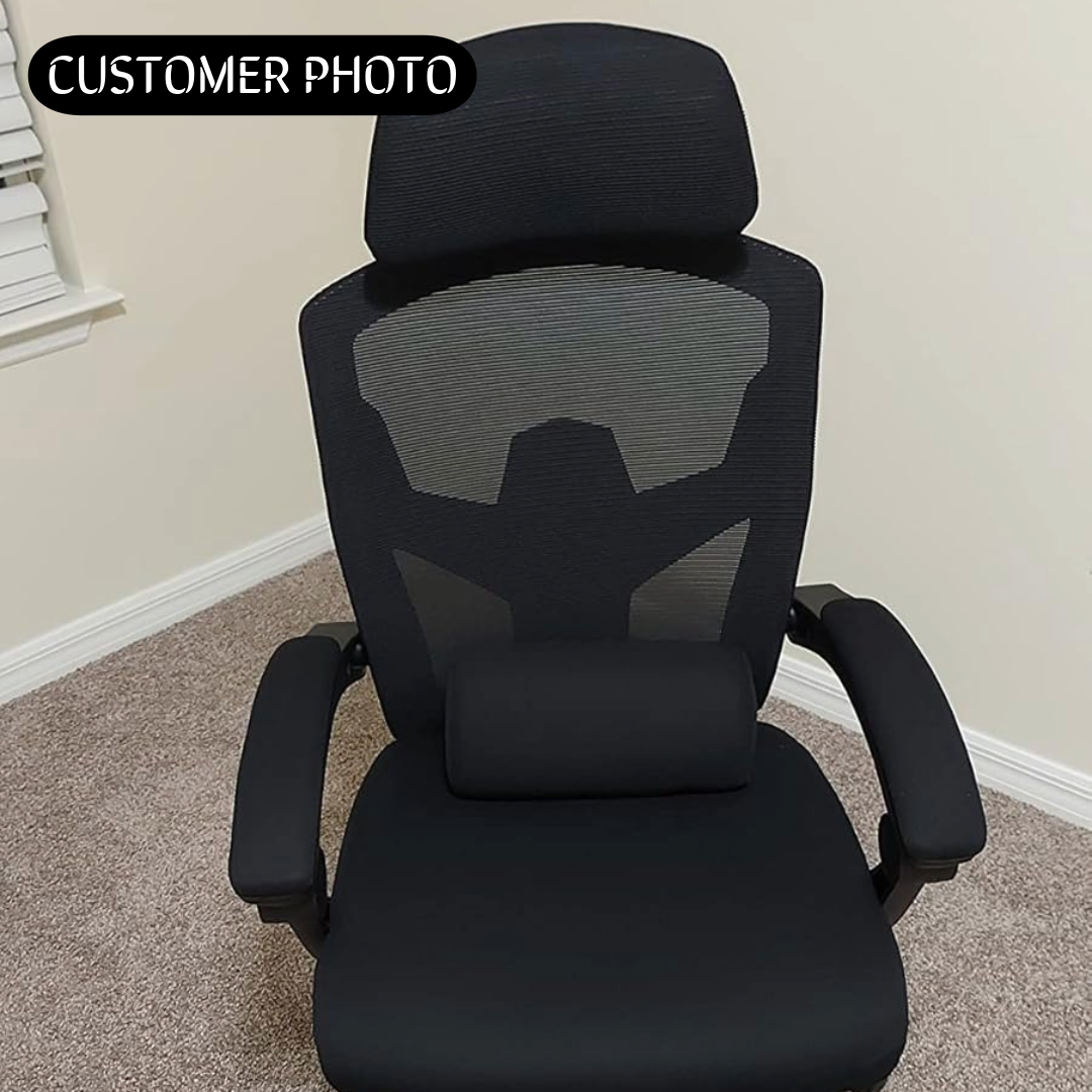 CDC Stealth™ - Ergonomic Office Chair with Lumbar and Headrest Support