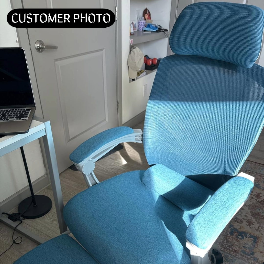 CDC Stealth™ - Ergonomic Office Chair with Lumbar and Headrest Support