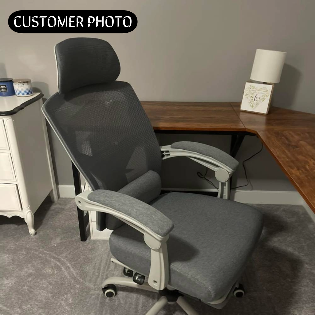 CDC Stealth™ - Ergonomic Office Chair with Lumbar and Headrest Support