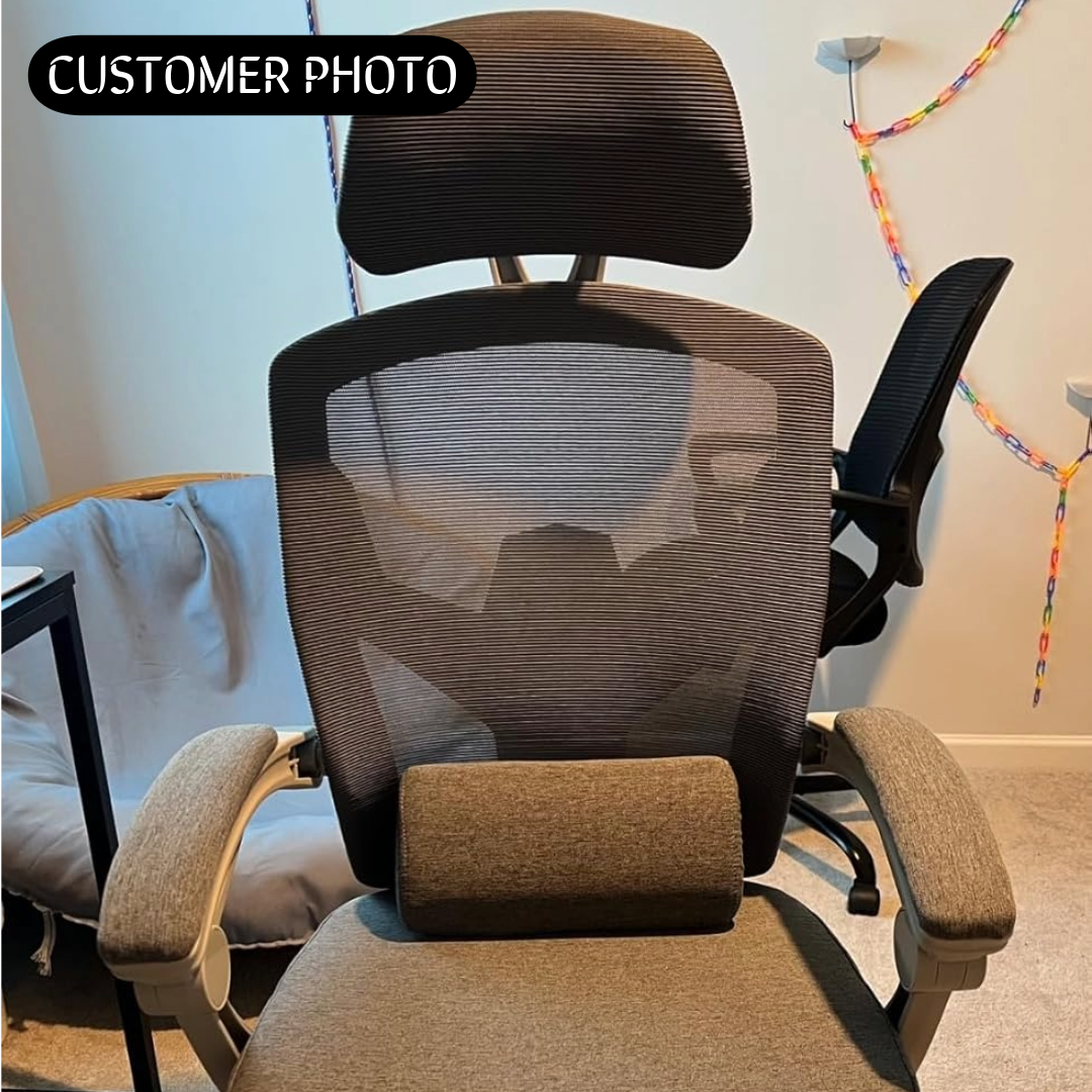 CDC Stealth™ - Ergonomic Office Chair with Lumbar and Headrest Support