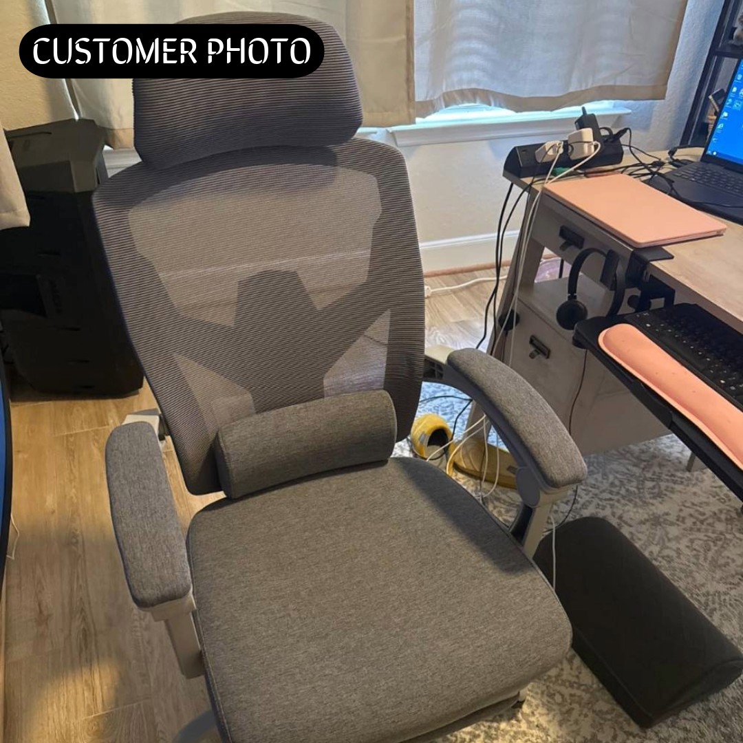 CDC Stealth™ - Ergonomic Office Chair with Lumbar and Headrest Support