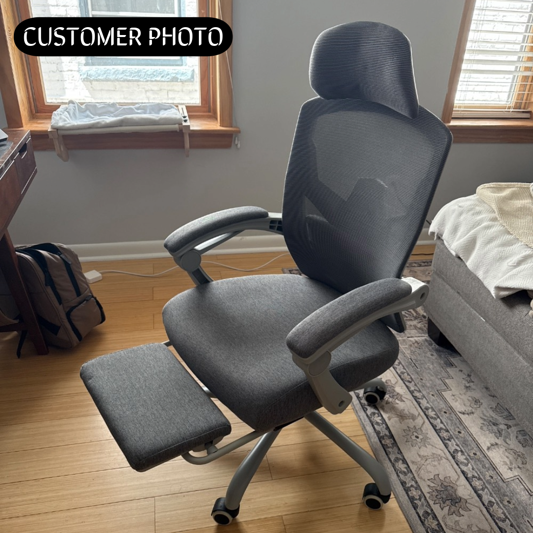 CDC Stealth™ - Ergonomic Office Chair with Lumbar and Headrest Support