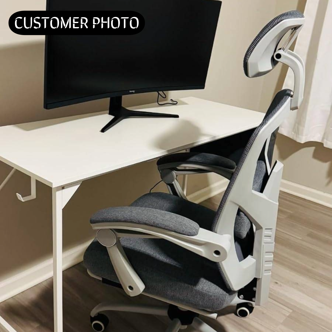 CDC Stealth™ - Ergonomic Office Chair with Lumbar and Headrest Support