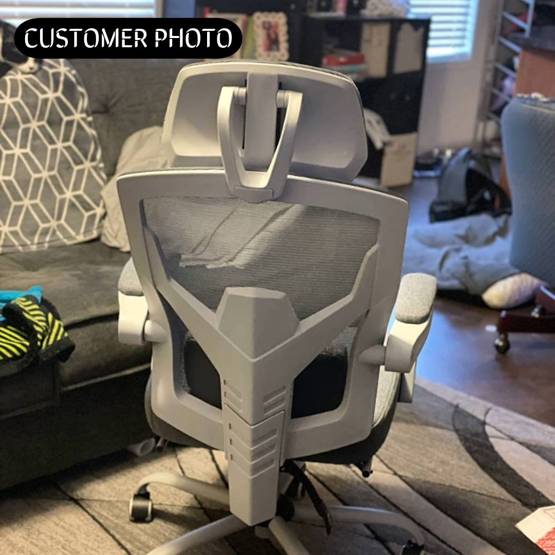 CDC Stealth™ - Ergonomic Office Chair with Lumbar and Headrest Support