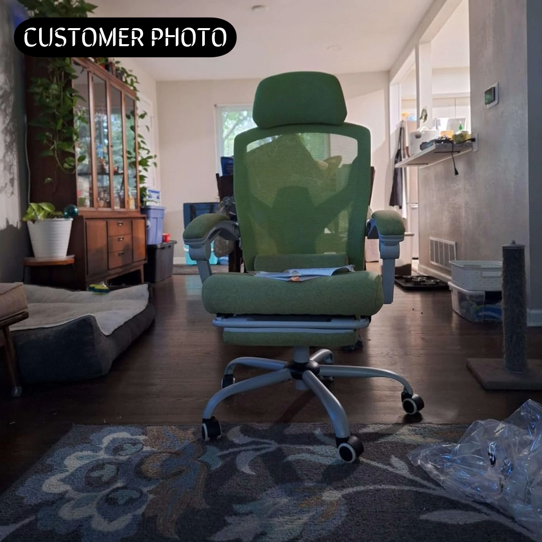 CDC Stealth™ - Ergonomic Office Chair with Lumbar and Headrest Support