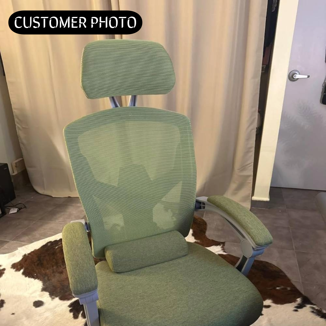 CDC Stealth™ - Ergonomic Office Chair with Lumbar and Headrest Support