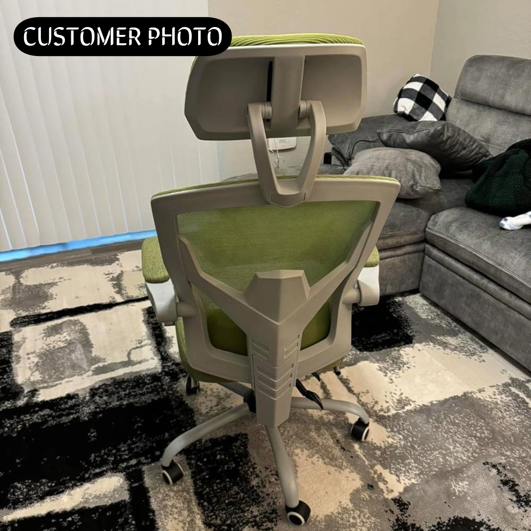 CDC Stealth™ - Ergonomic Office Chair with Lumbar and Headrest Support