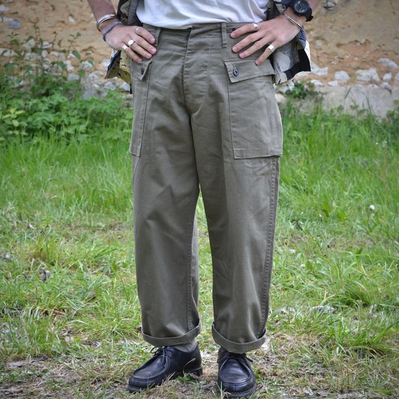 Men's Vintage Multi-pocket Straight-Leg Loose Cotton Cargo Trousers